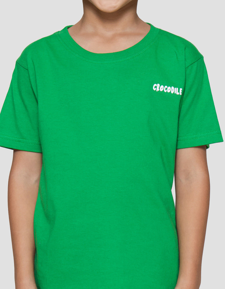 Little M Crocodile Bordir Baju Set Anak Laki-Laki