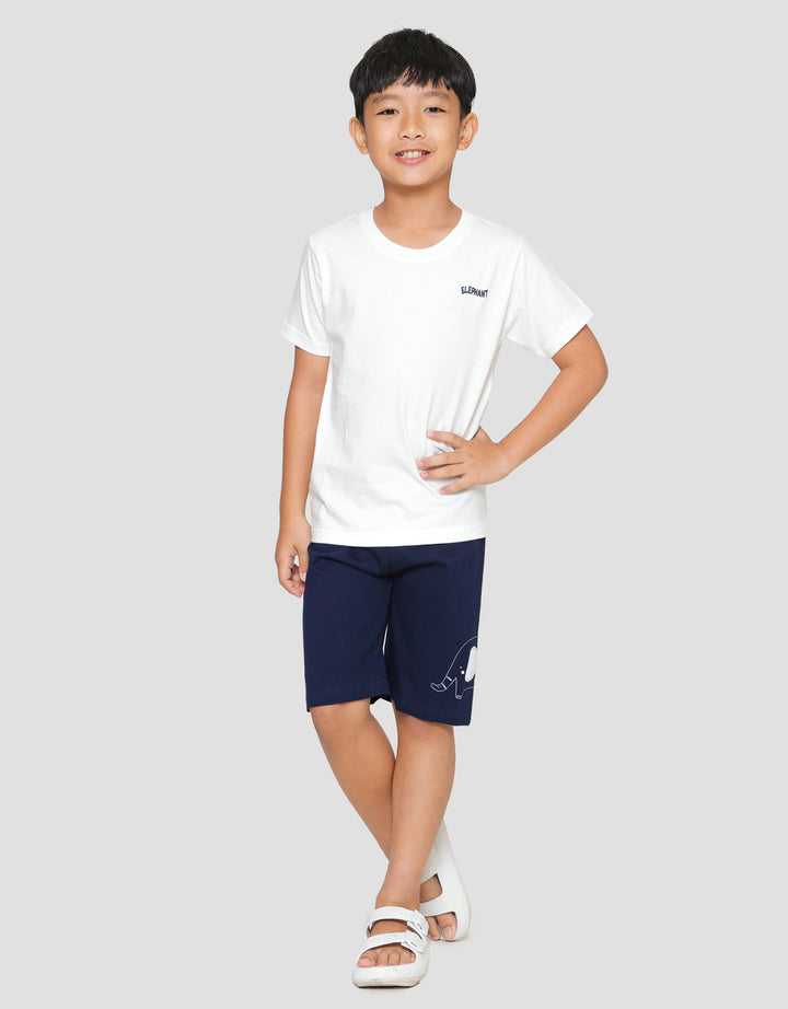 Little M Elephant Embro Set Pakaian Anak Laki-laki