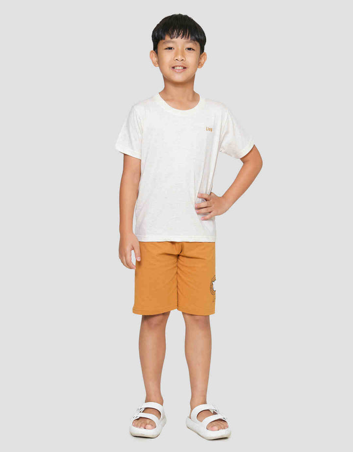 LITTLE M LION BORDIR BAJU SET ANAK LAKI-LAKI