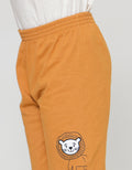 Little M Lion Bordir Baju Set Anak Laki-Laki