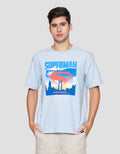 Nevada Superman Logo Kaos Lengan Pendek Pria