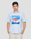 Nevada Superman Logo Kaos Lengan Pendek Pria