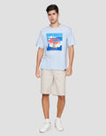 Nevada Superman Logo Kaos Lengan Pendek Pria