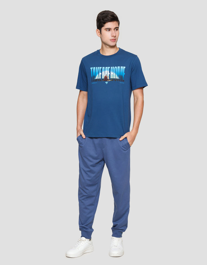 Nevada Superman Movie Home Kaos Lengan Pendek Pria