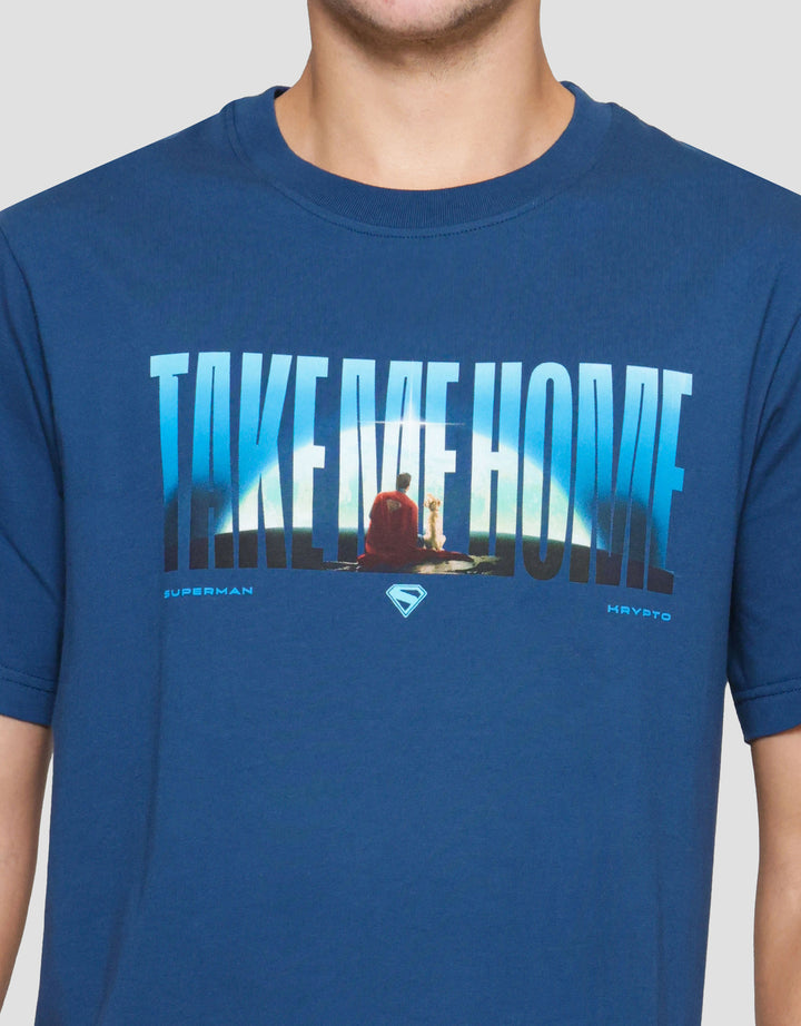 Nevada Superman Movie Home Kaos Lengan Pendek Pria