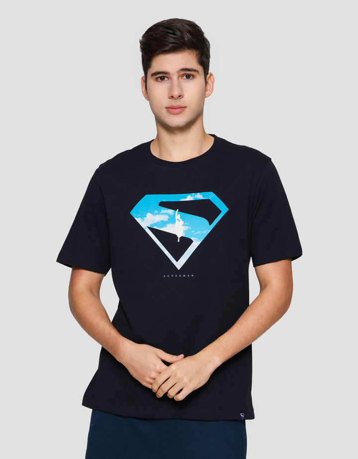 Nevada Superman Movie Kaos Lengan Pendek Pria