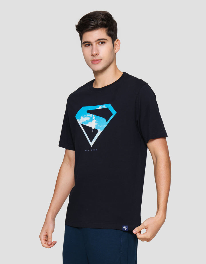 Nevada Superman Movie Kaos Lengan Pendek Pria