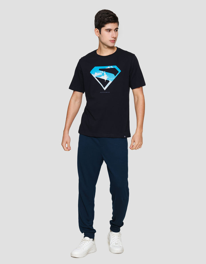 Nevada Superman Movie Kaos Lengan Pendek Pria