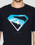 Nevada Superman Movie Kaos Lengan Pendek Pria