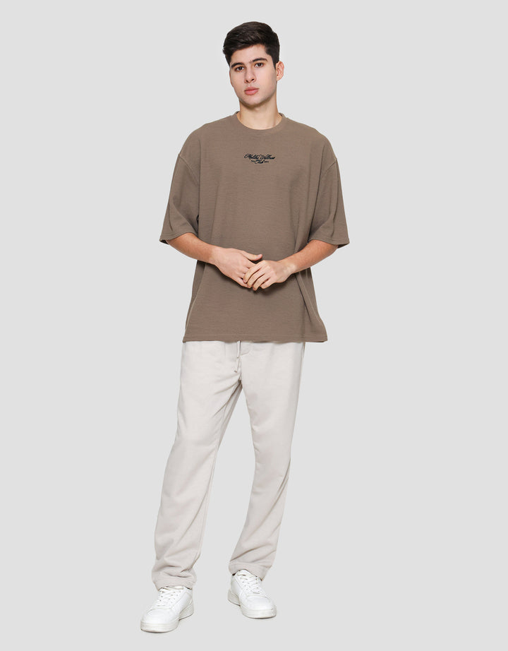 Nevada Oversized Printed Textured - Malibu Kaos Lengan Pendek Pria