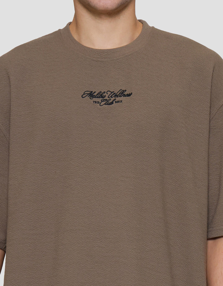 Nevada Oversized Printed Textured - Malibu Kaos Lengan Pendek Pria