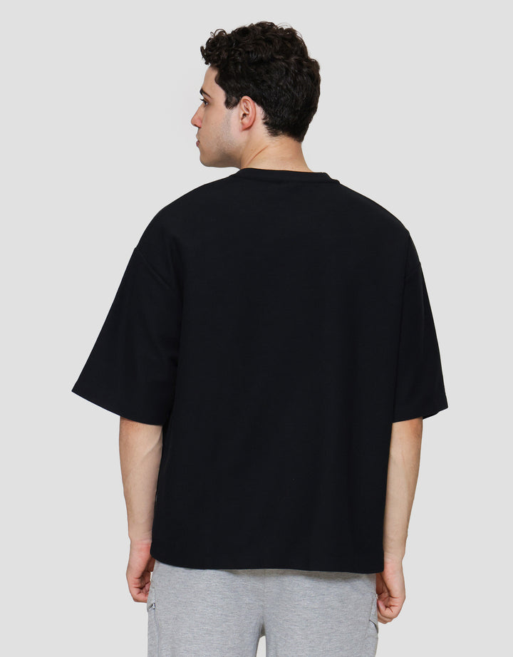 Nevada Oversized Printed Textured - Chill Out Kaos Pria