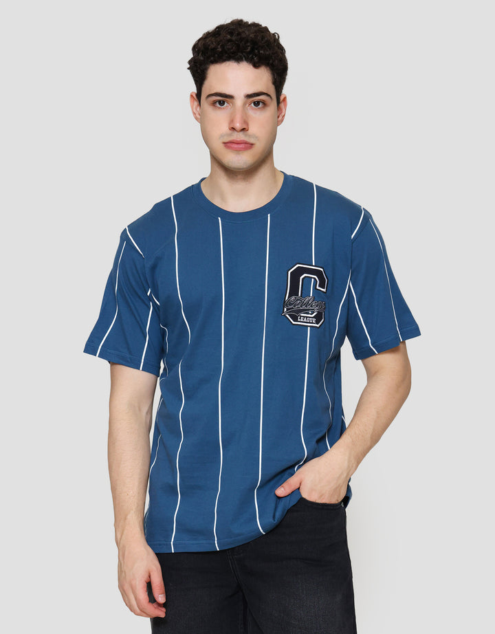 Nevada Print Theme VarsityKaos Lengan Pendek Pria