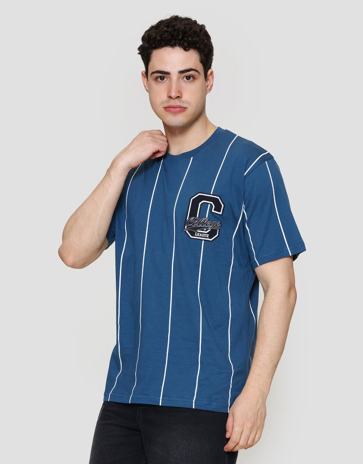 Nevada Print Theme VarsityKaos Lengan Pendek Pria