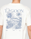 Nevada Back Print Summer Lagoon Kaos Lengan Pendek Pria 122320944