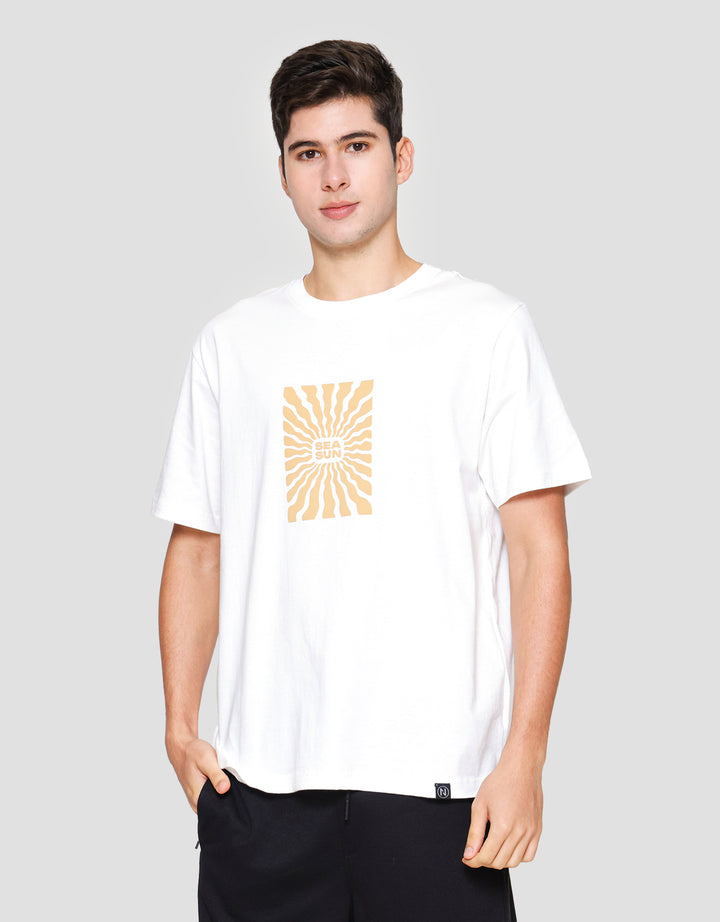 Nevada Back Print Theme Summer Kaos Lengan Pendek Pria 122320953