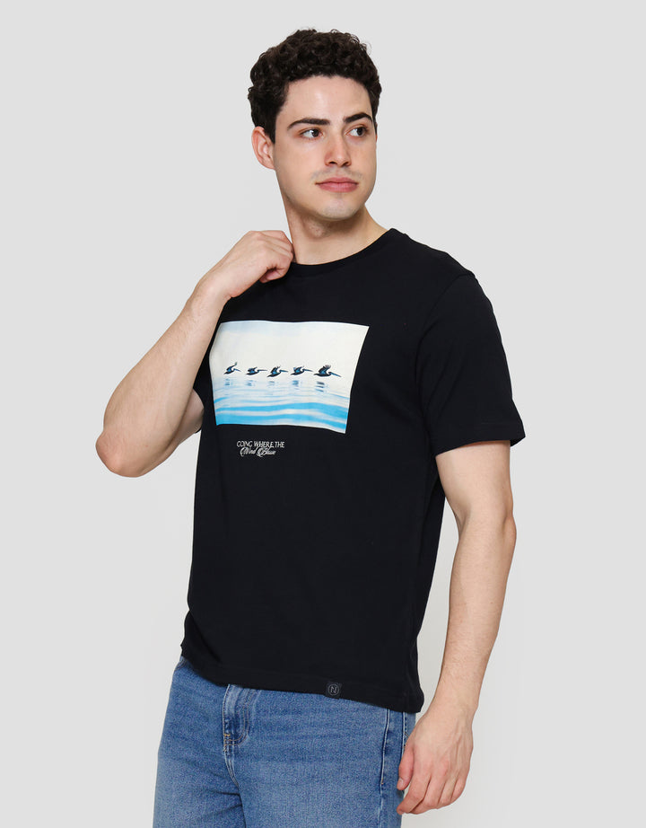 Nevada Graphic Backprint Photoprint Bordir Kaos Pria