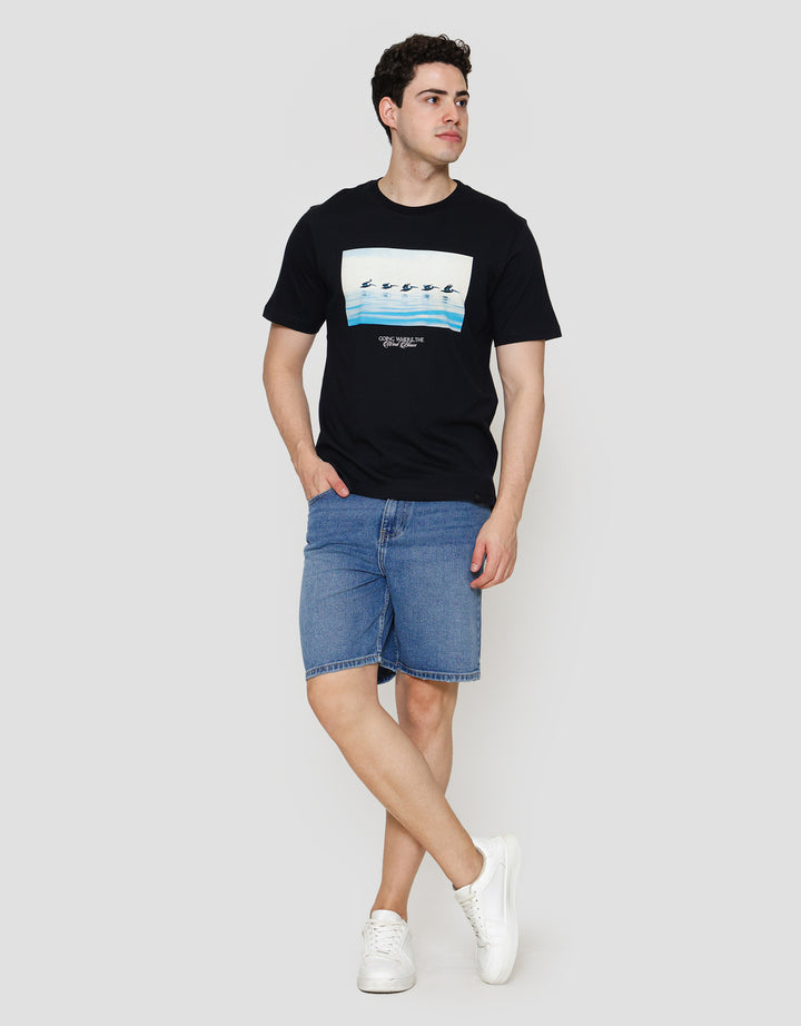 Nevada Graphic Backprint Photoprint Bordir Kaos Pria