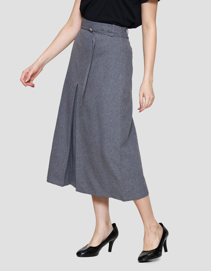 Connexion With Small Buckle Rok Midi Wanita