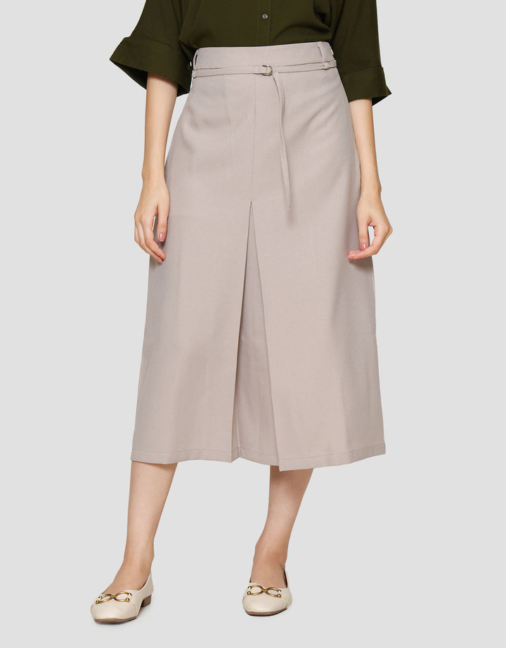 Connexion With Small Buckle Rok Midi Wanita