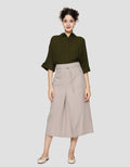 Connexion With Small Buckle Rok Midi Wanita