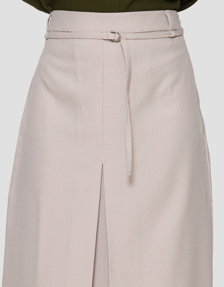 Connexion With Small Buckle Rok Midi Wanita