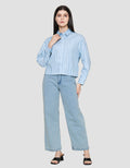 Nevada Regular Stripe Kemeja Wanita