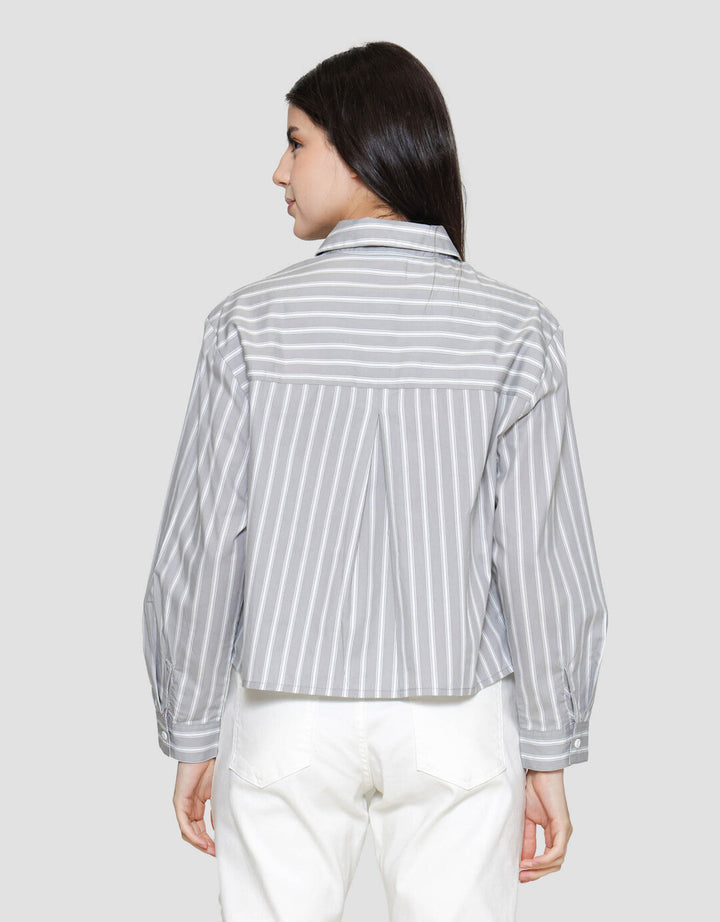 Nevada Regular Stripe Kemeja Wanita