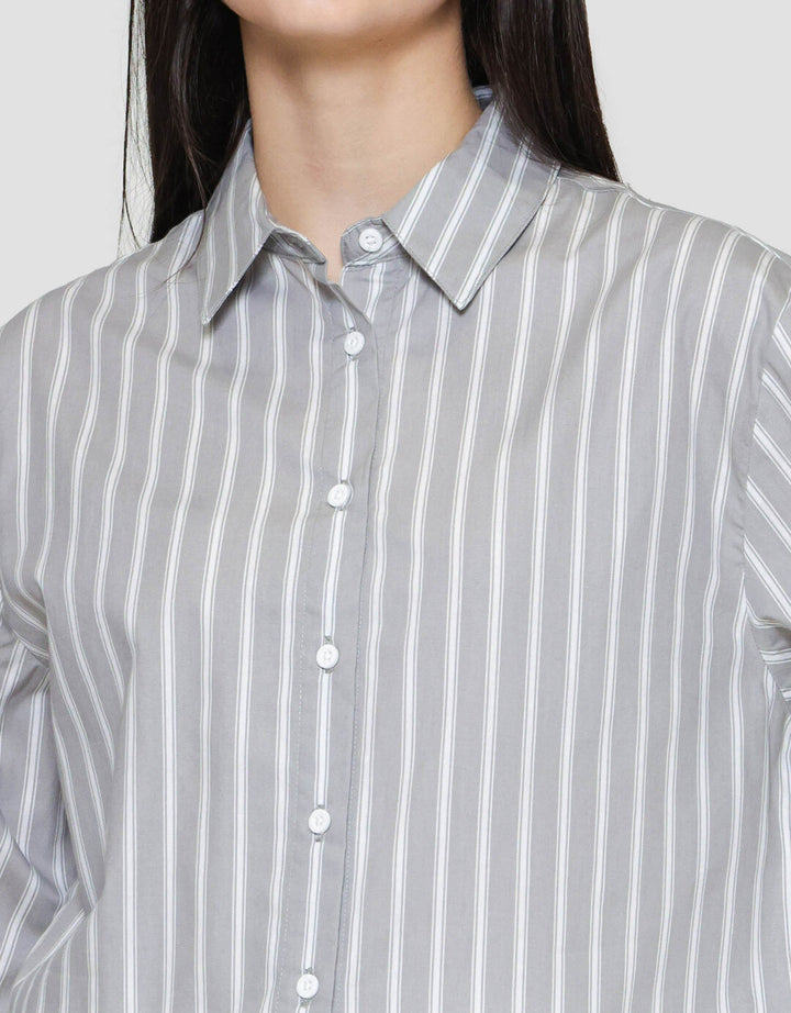 Nevada Regular Stripe Kemeja Wanita