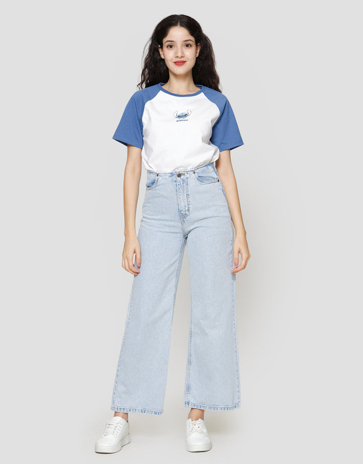 Nevada Wide Leg No Waistband Celana Panjang Denim Wanita