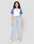 Nevada Wide Leg No Waistband Celana Panjang Denim Wanita