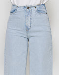 Nevada Wide Leg No Waistband Celana Panjang Denim Wanita