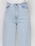 Nevada Wide Leg No Waistband Celana Panjang Denim Wanita