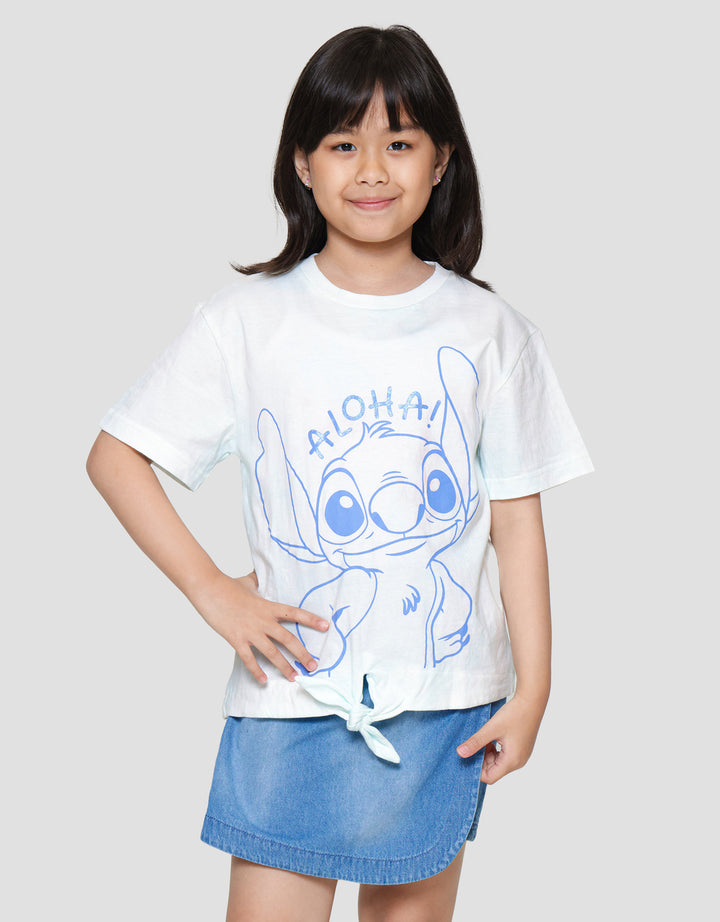 Disney Stitch Tie Dye Ikat Kaos Anak Perempuan