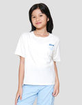 Disney Stitch Print Kaos Anak Perempuan
