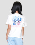 Disney Stitch Print Kaos Anak Perempuan