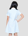 Disney Collar Stitch Dress Anak Perempuan