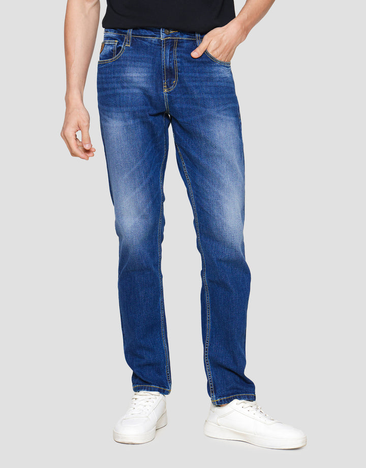 Lois Sls2401D Slim Stretch Fit Celana Jeans Pria