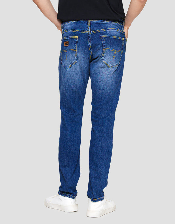Lois Sls2401D Slim Stretch Fit Celana Jeans Pria