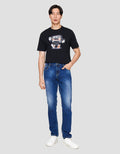 Lois Sls2401D Slim Stretch Fit Celana Jeans Pria