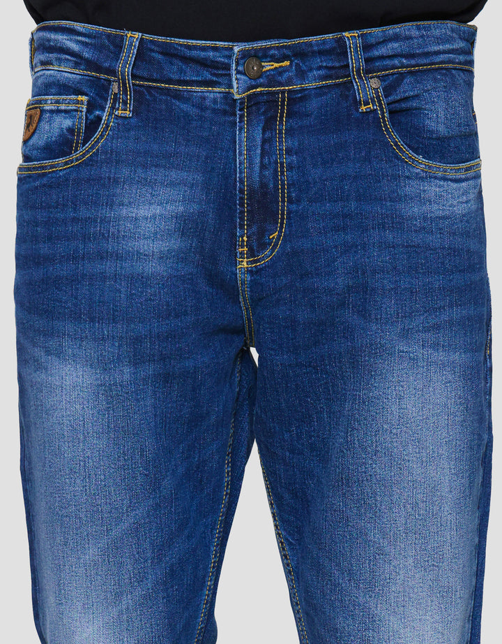 Lois Sls2401D Slim Stretch Fit Celana Jeans Pria