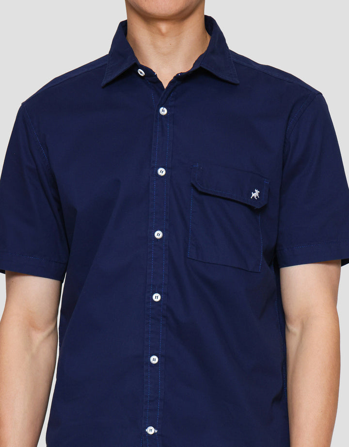 Lois Kemeja Polos Pria