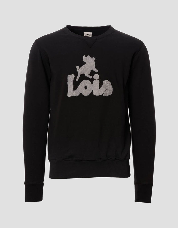 Lois Universal Sweatshirt Logo Print Pria