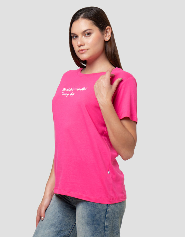 Cardinal Girl Print Every Day Kaos Wanita