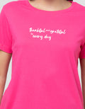 Cardinal Girl Print Every Day Kaos Wanita