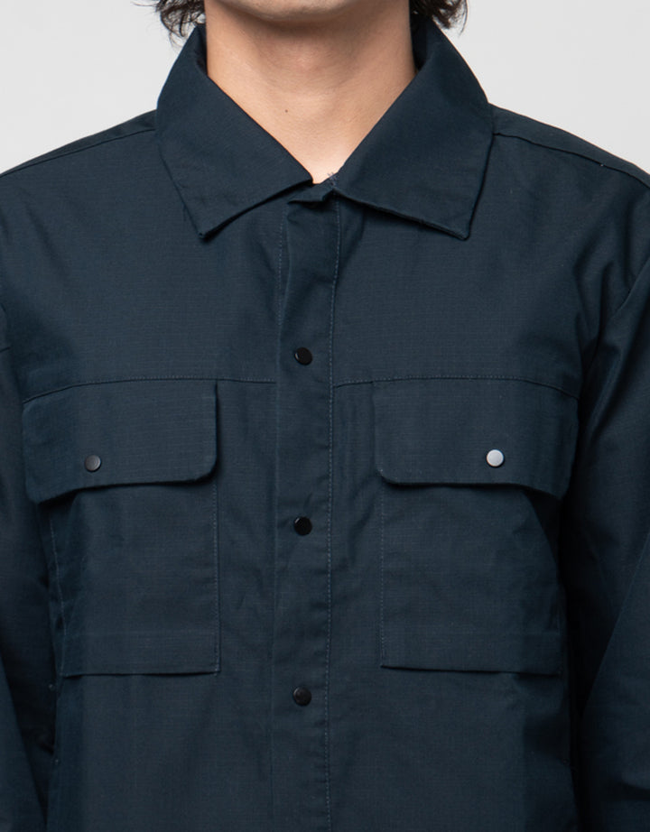 Cardinal Casual Kemeja Lengan Panjang Pria