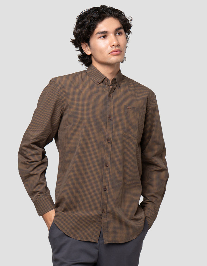 Cardinal Casual Singel Pocket Kemeja Pria