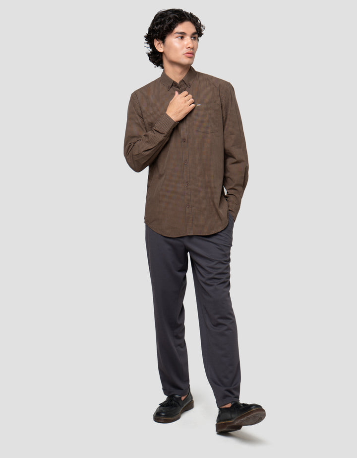 Cardinal Casual Singel Pocket Kemeja Pria