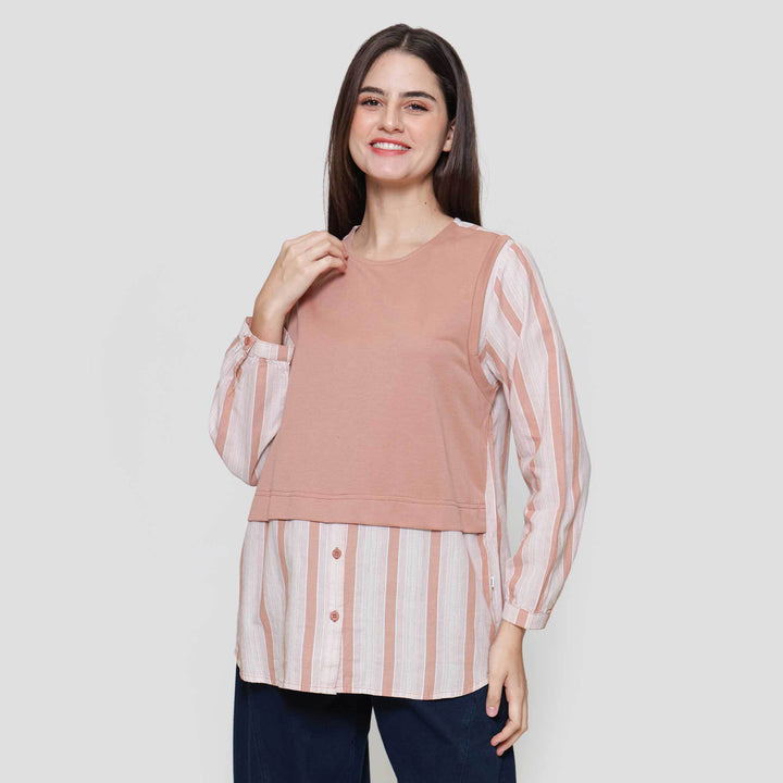 Expand Jeniva 2 In 1 Blouse Wanita