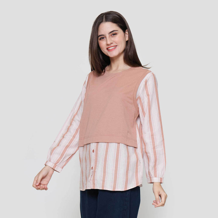 Expand Jeniva 2 In 1 Blouse Wanita